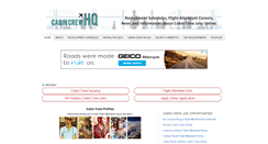 Desktop Screenshot of cabincrewhq.com